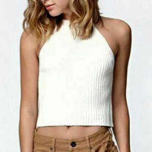 Ribbed Halter top